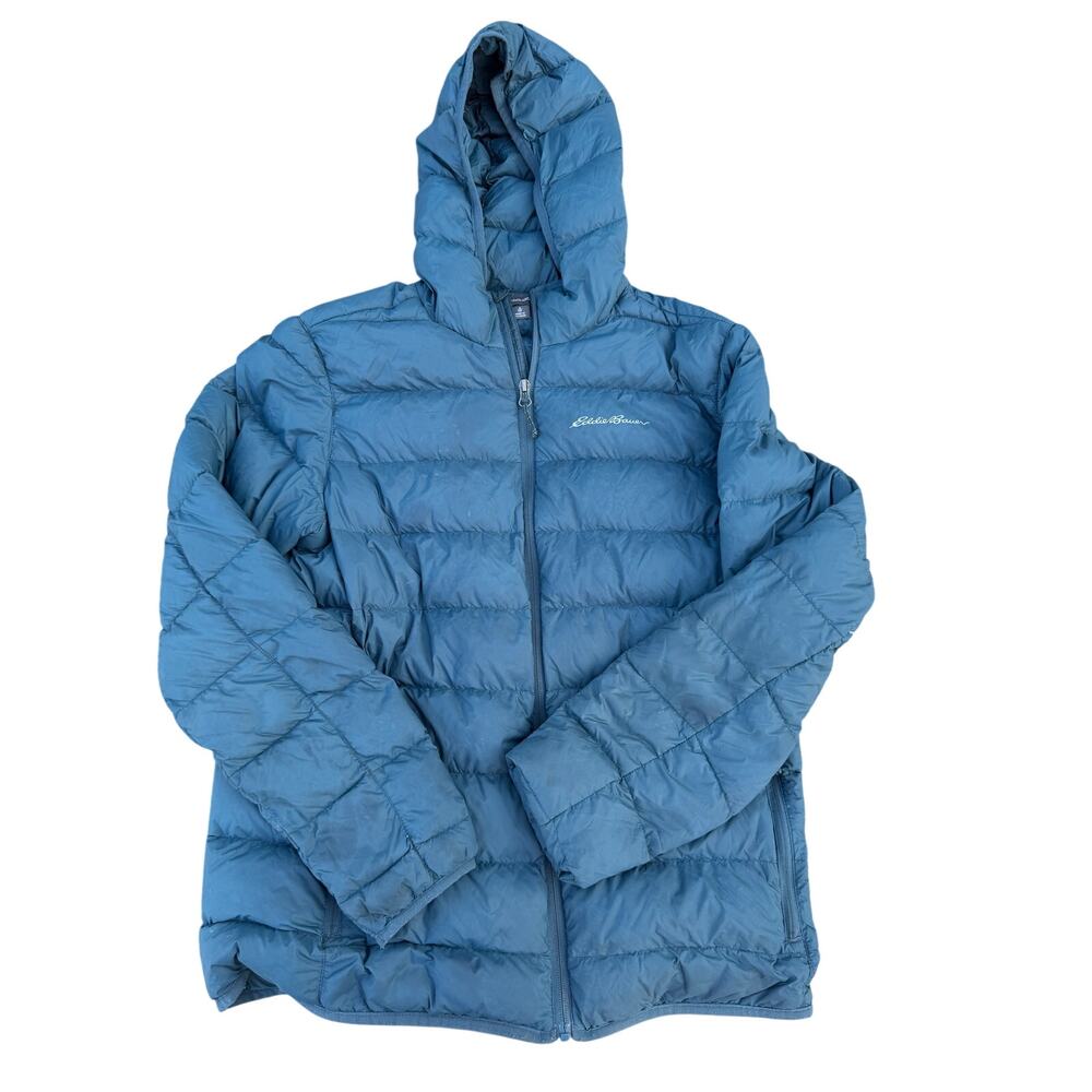 Eddie Bauer EB650 Down Packable Coat - Slate Blue - Size Small